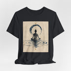 Still Water Tee — Minimalist Meditation Ripple Unisex Shirt