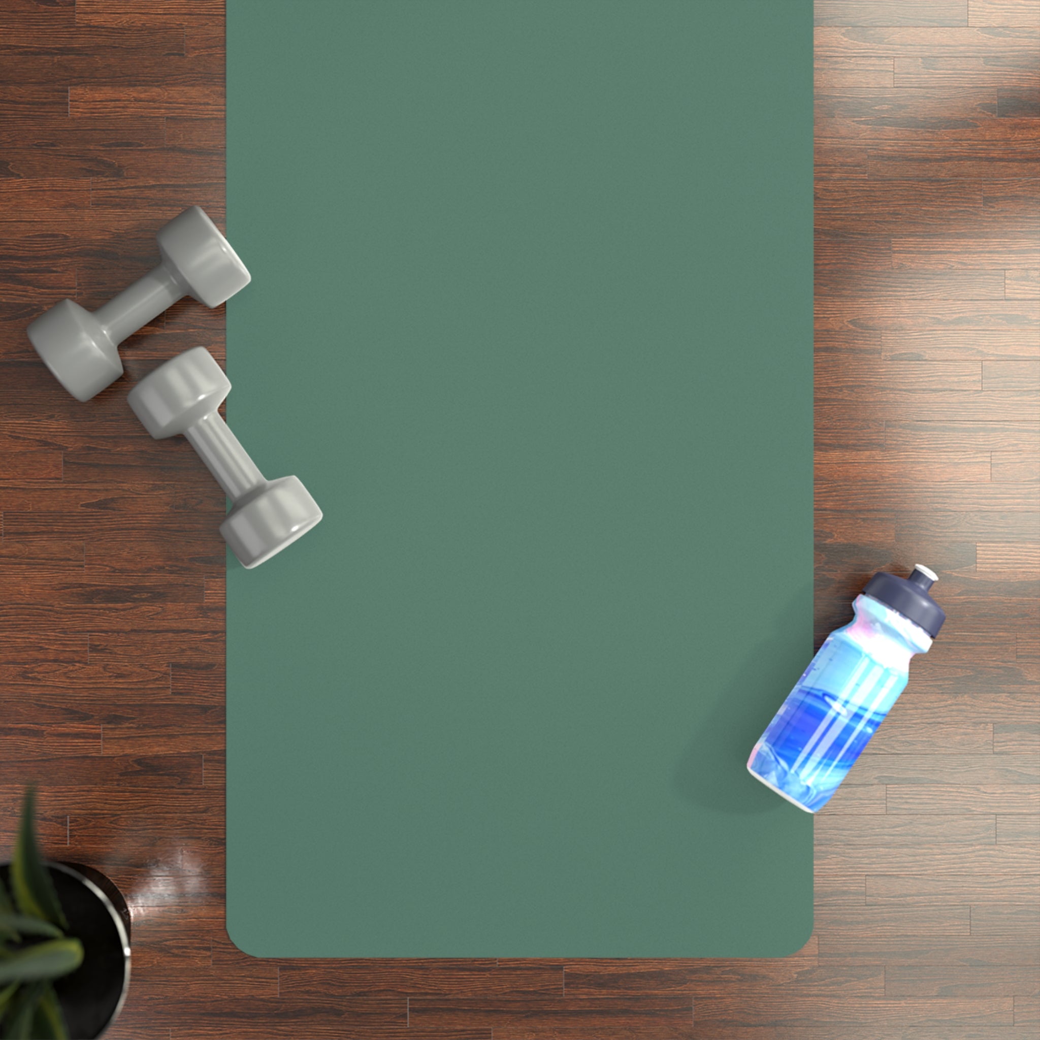 Yoga Mat - Rubber, 'Yoga, or Else' Reminder Print