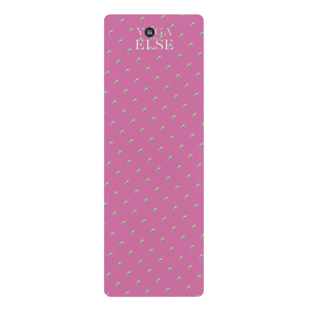 Yoga Mat - Yoga Else Pink Floral Design