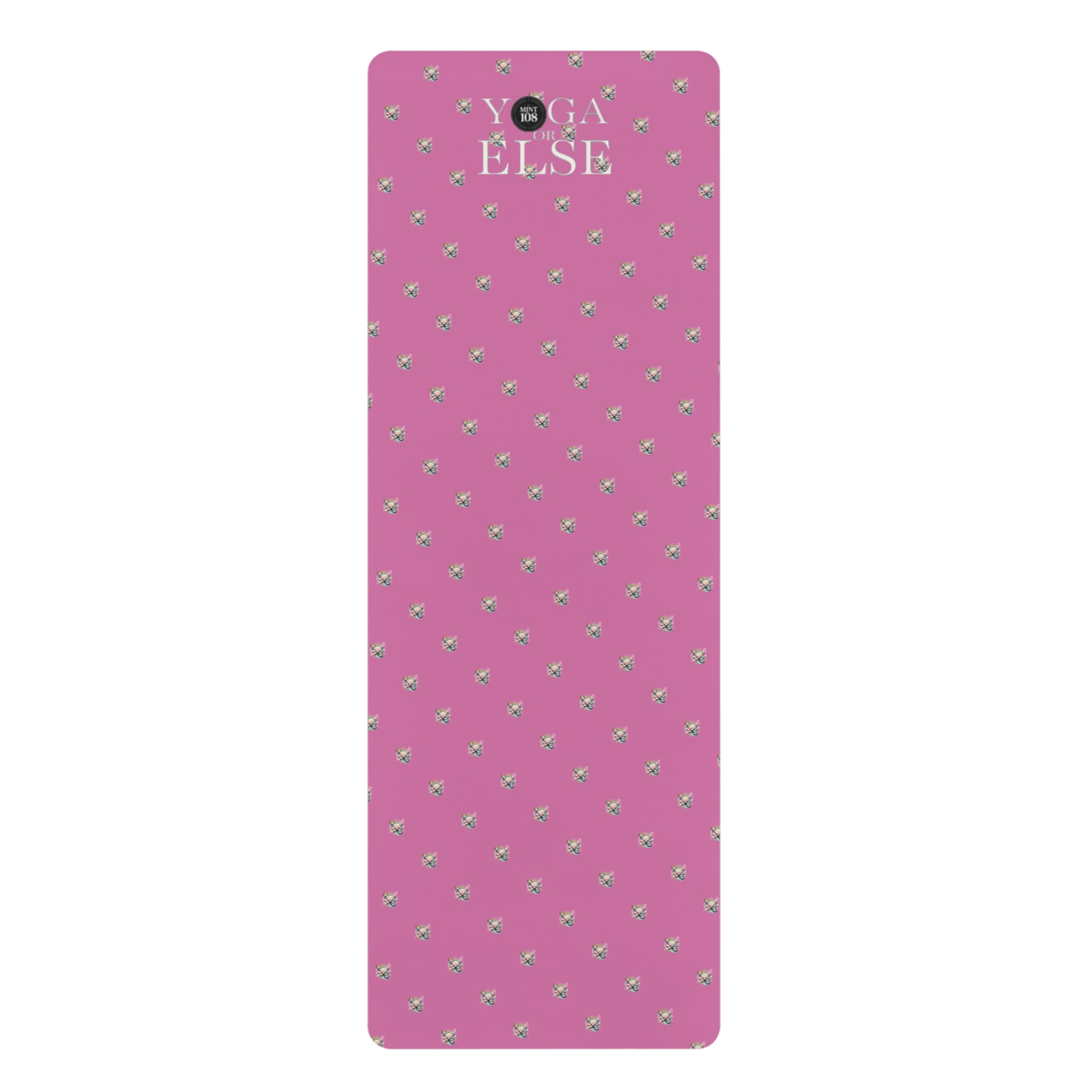 Yoga Mat - Yoga Else Pink Floral Design