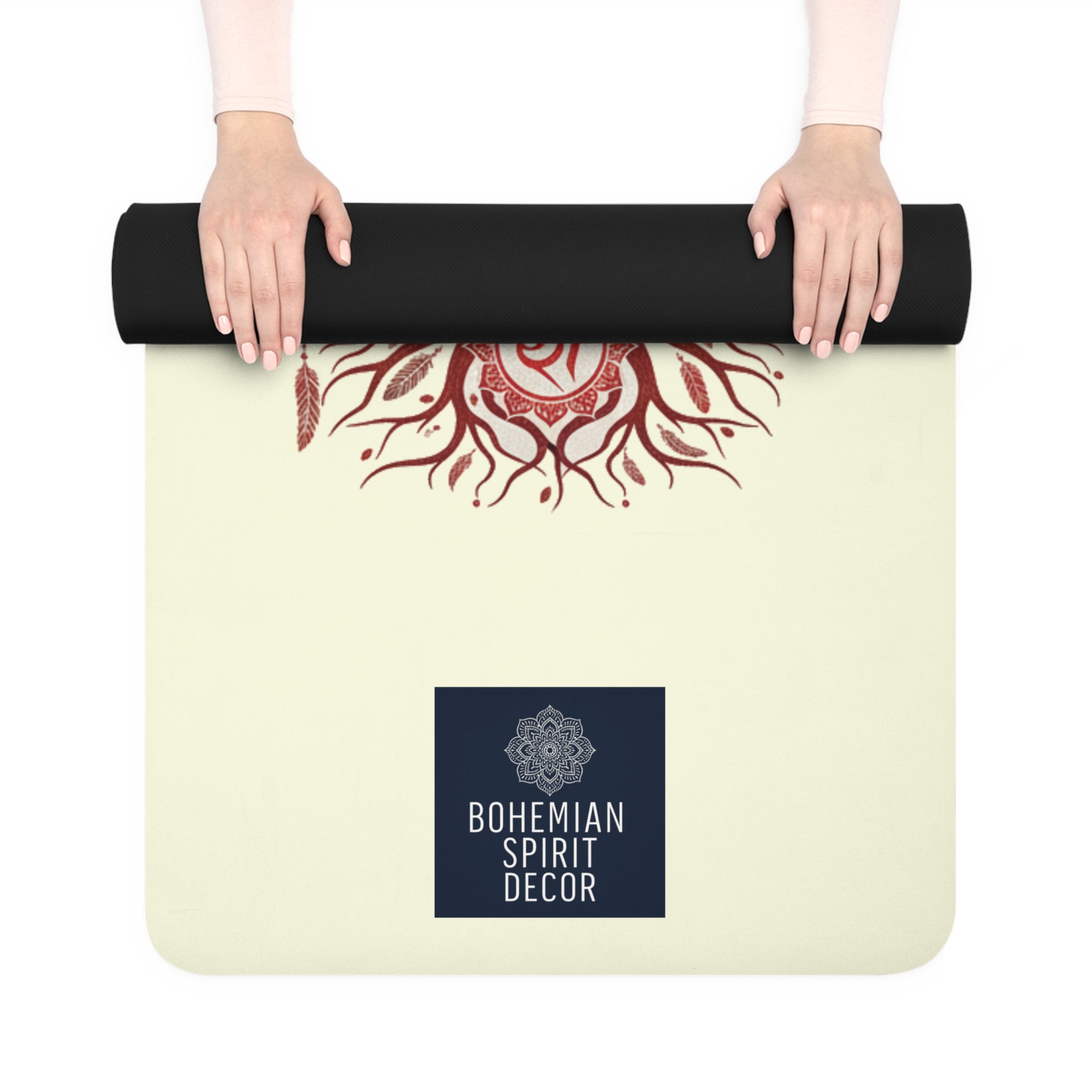 Bohemian Spirit Chakra Tree Rubber Yoga Mat — Non‑Slip Meditation & Vinyasa Mat