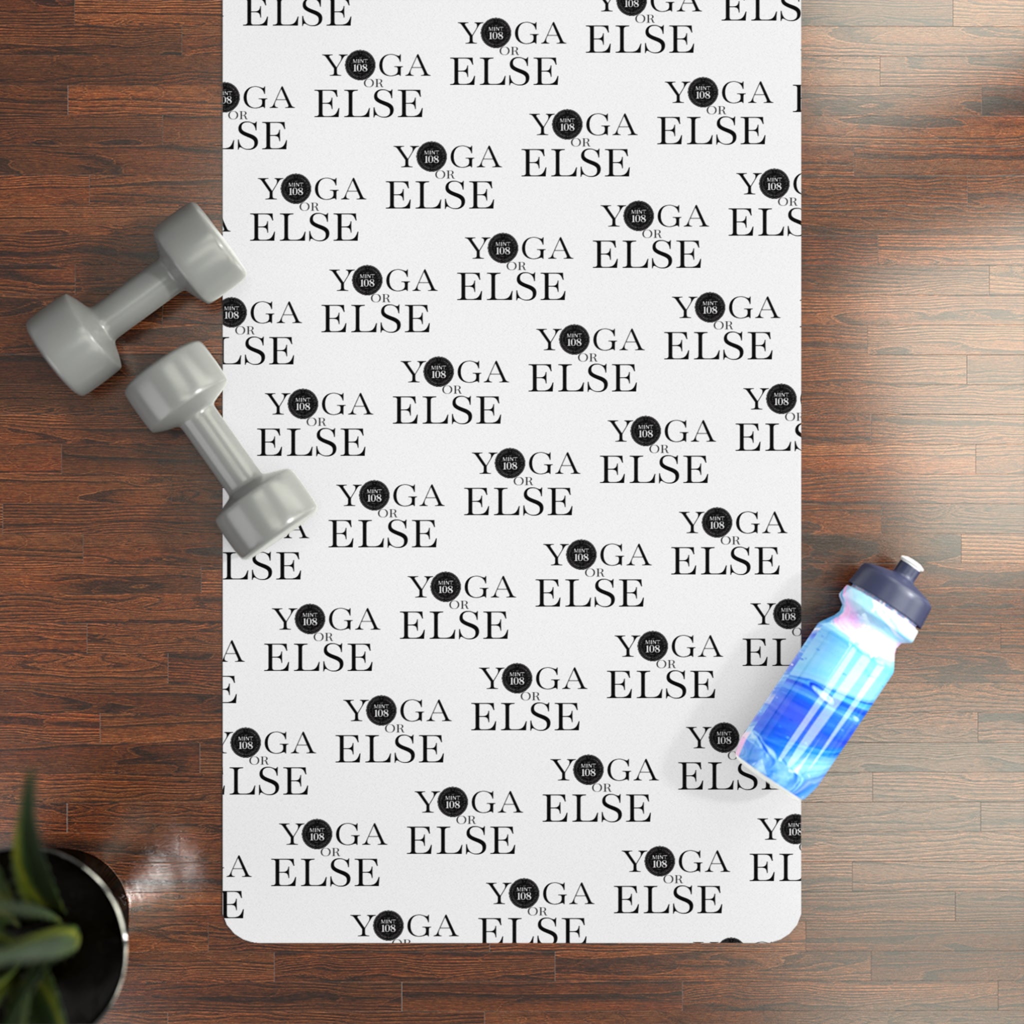 Yoga Mat with Motivational Design - Perfect for Home and Studio Practice