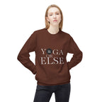 Yoga or Else Unisex Fleece Crewneck Sweatshirt