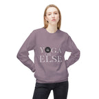 Yoga or Else Unisex Fleece Crewneck Sweatshirt
