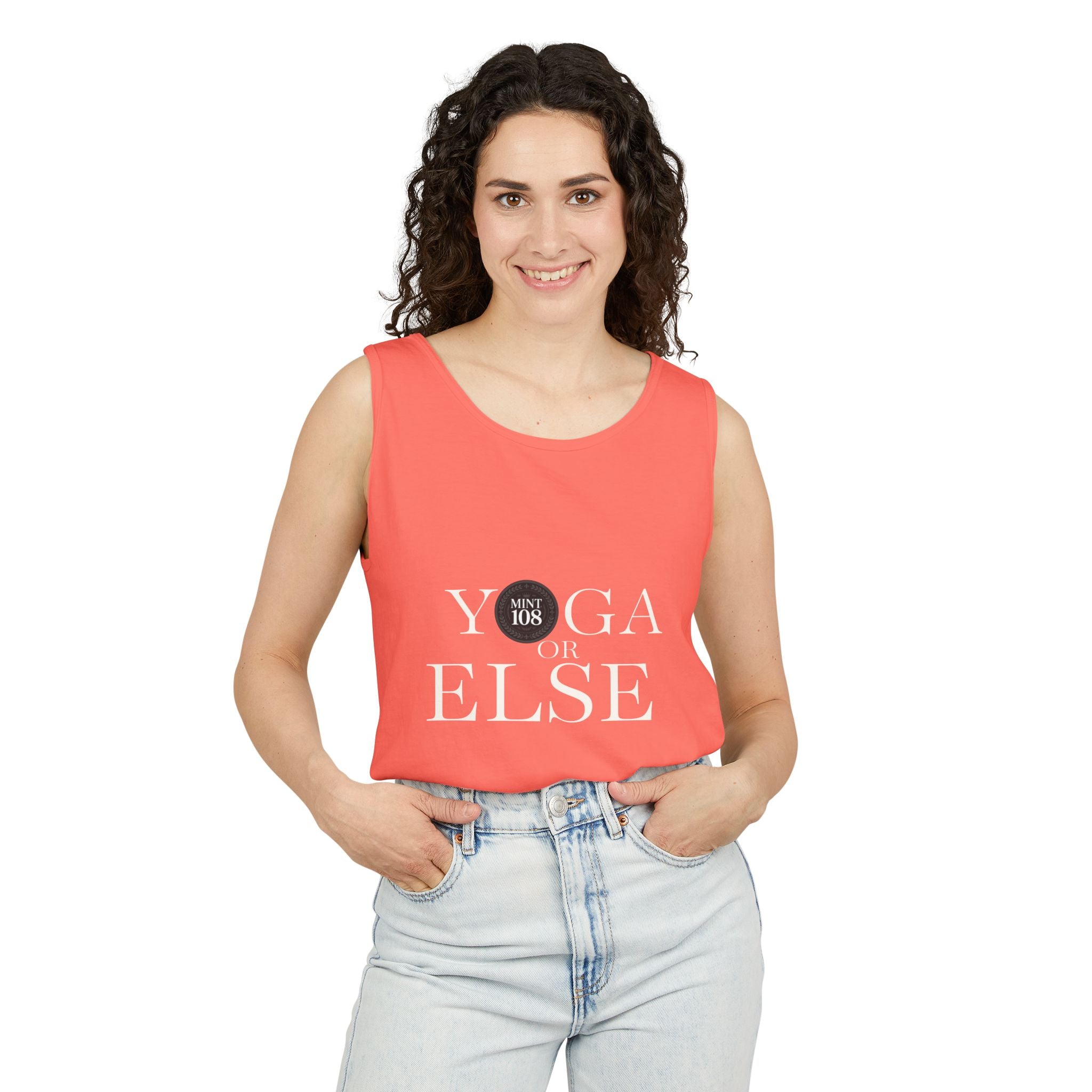 Yoga Motivation Tank Top - Unisex Garment-Dyed Style