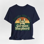 Camping German Shepherd