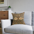 Nightbloom Nouveau Throw Pillow
