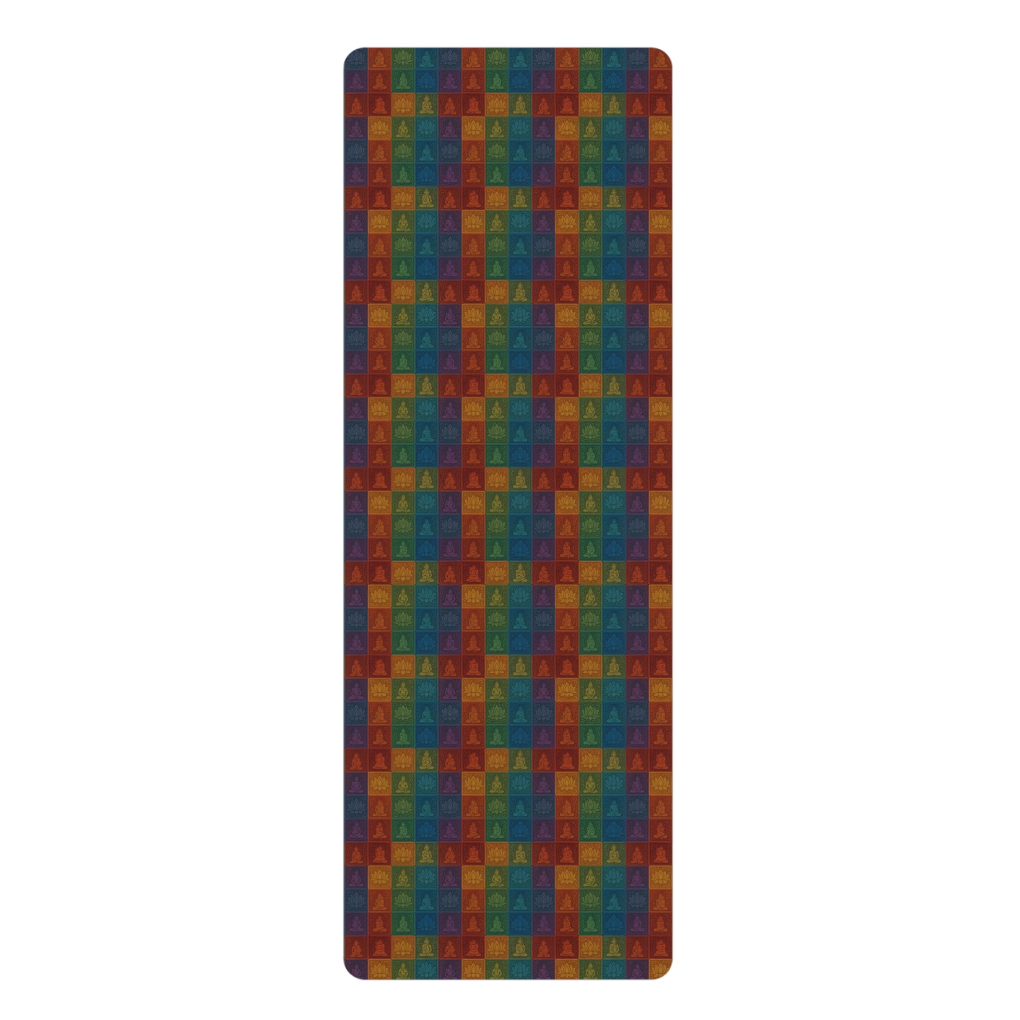 Bohemian Geo Pattern Rubber Yoga Mat
