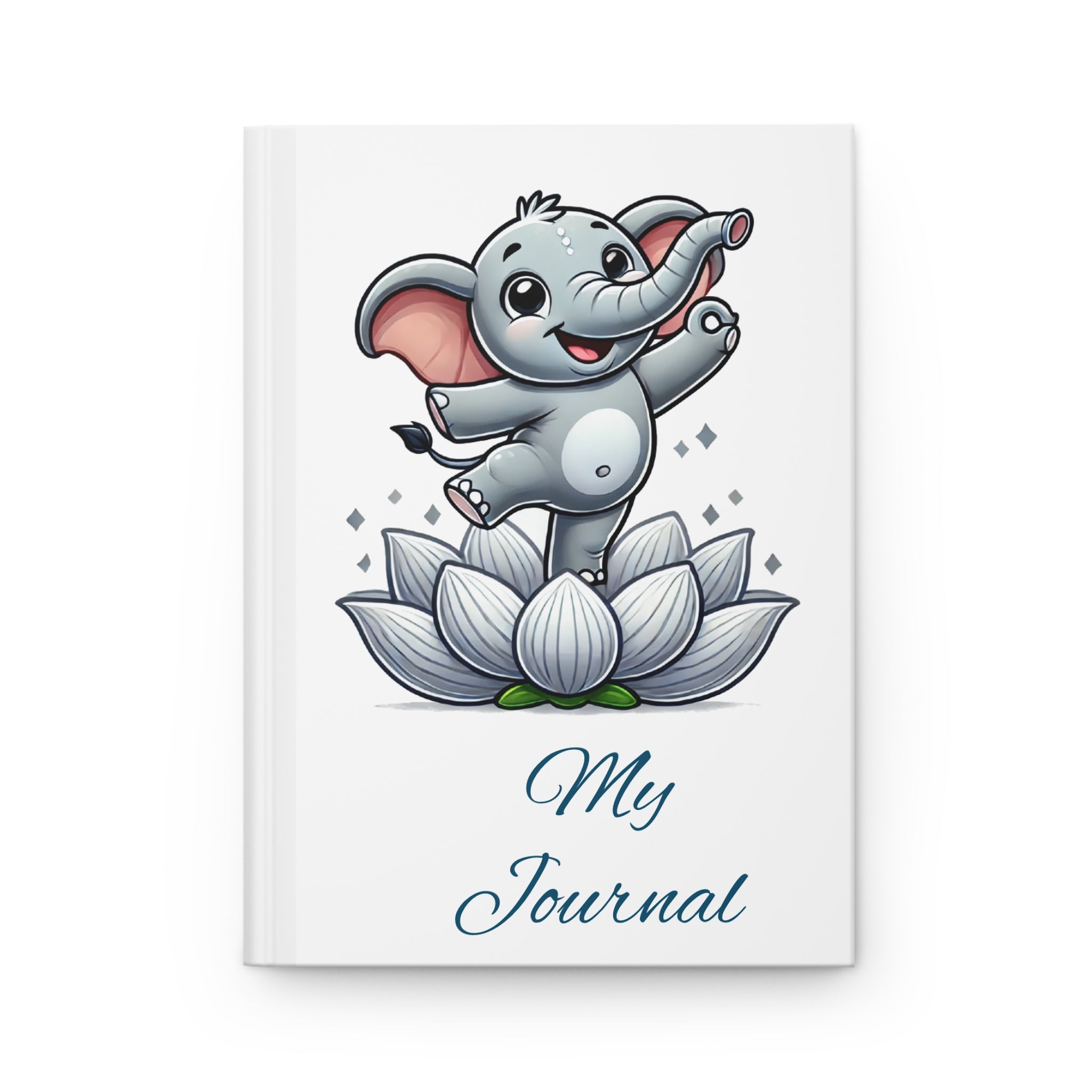 Elephant Lotus Journal — "My Journal" Hardcover Notebook for Kids & Mindfulness