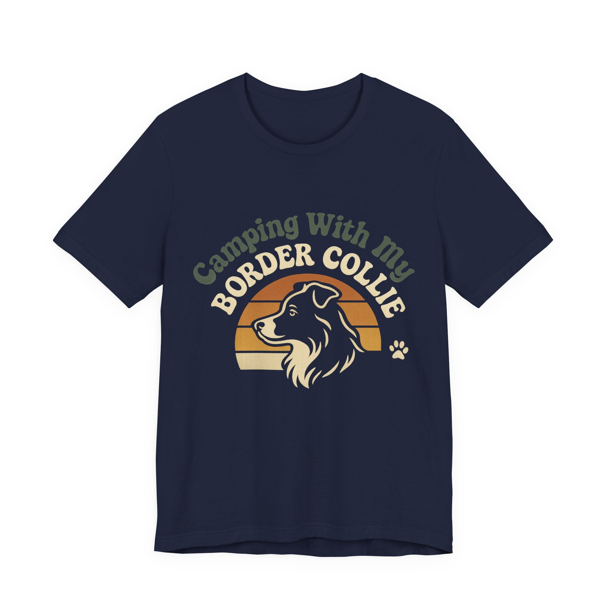 Camping Border Collie