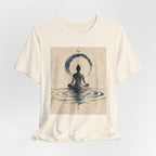 Still Water Tee — Minimalist Meditation Ripple Unisex Shirt