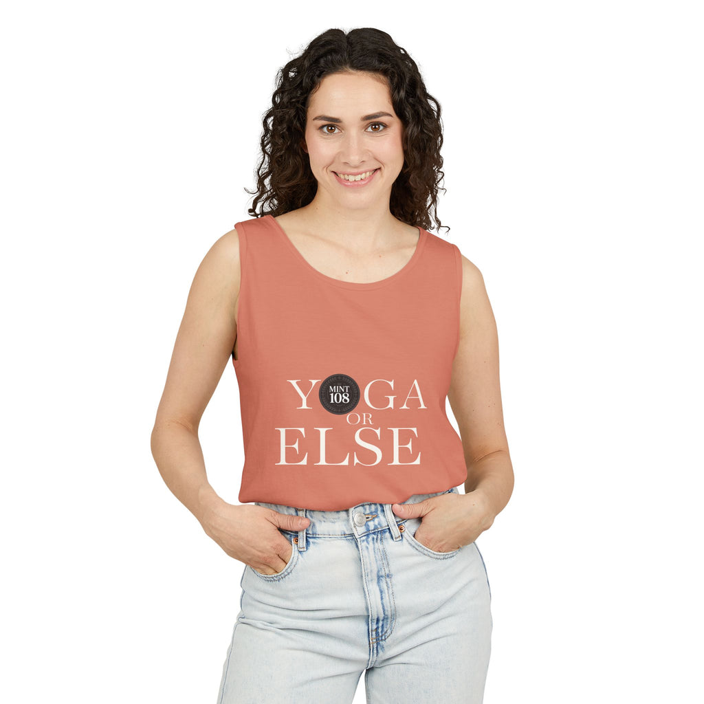 Yoga Motivation Tank Top - Unisex Garment-Dyed Style