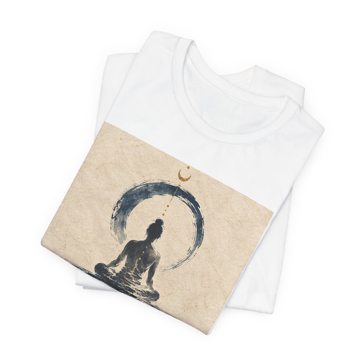 Still Water Tee — Minimalist Meditation Ripple Unisex Shirt
