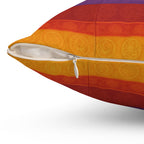 Bohemian Spirit Square Pillow — Colorful Pride Accent Cushion