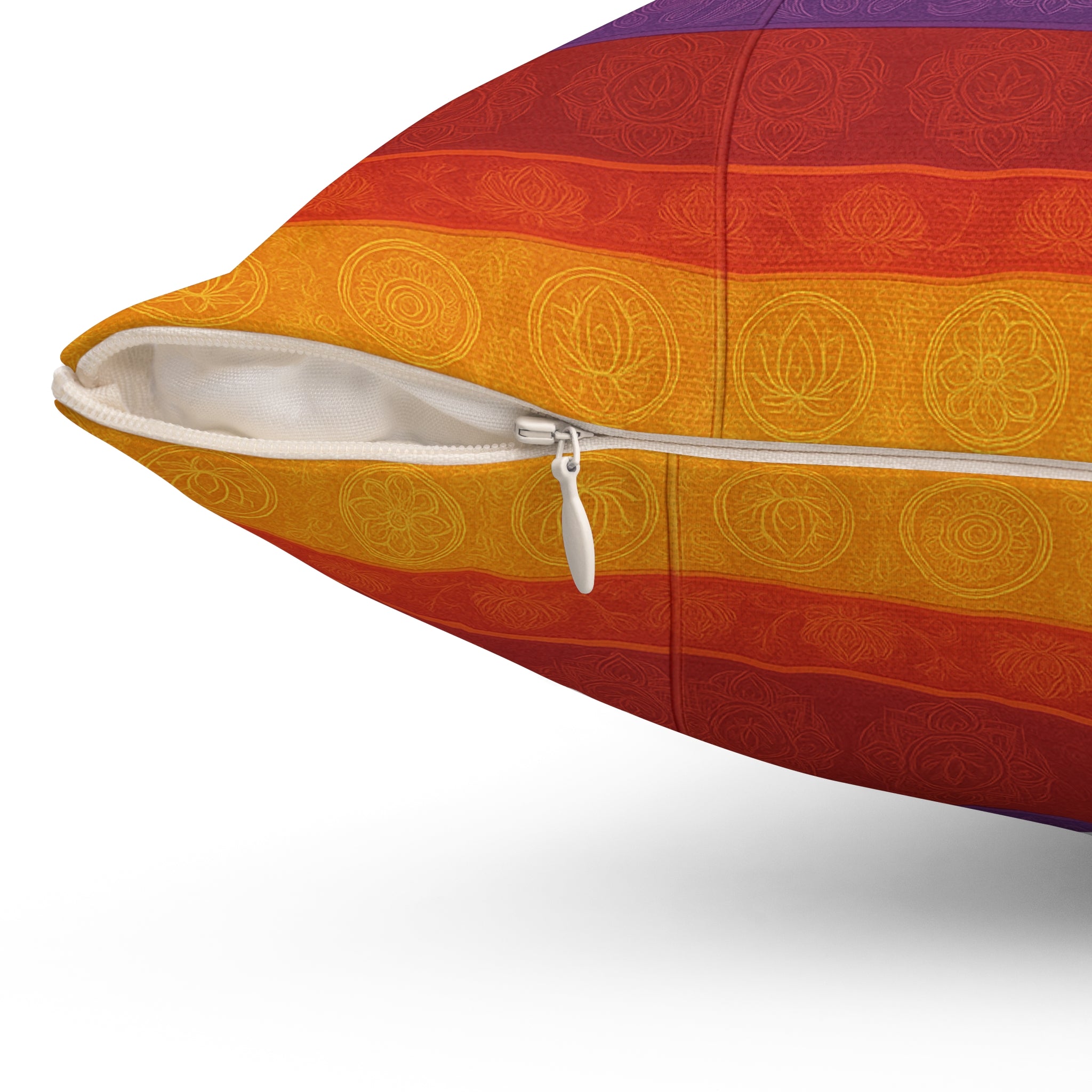 Bohemian Spirit Square Pillow — Colorful Pride Accent Cushion