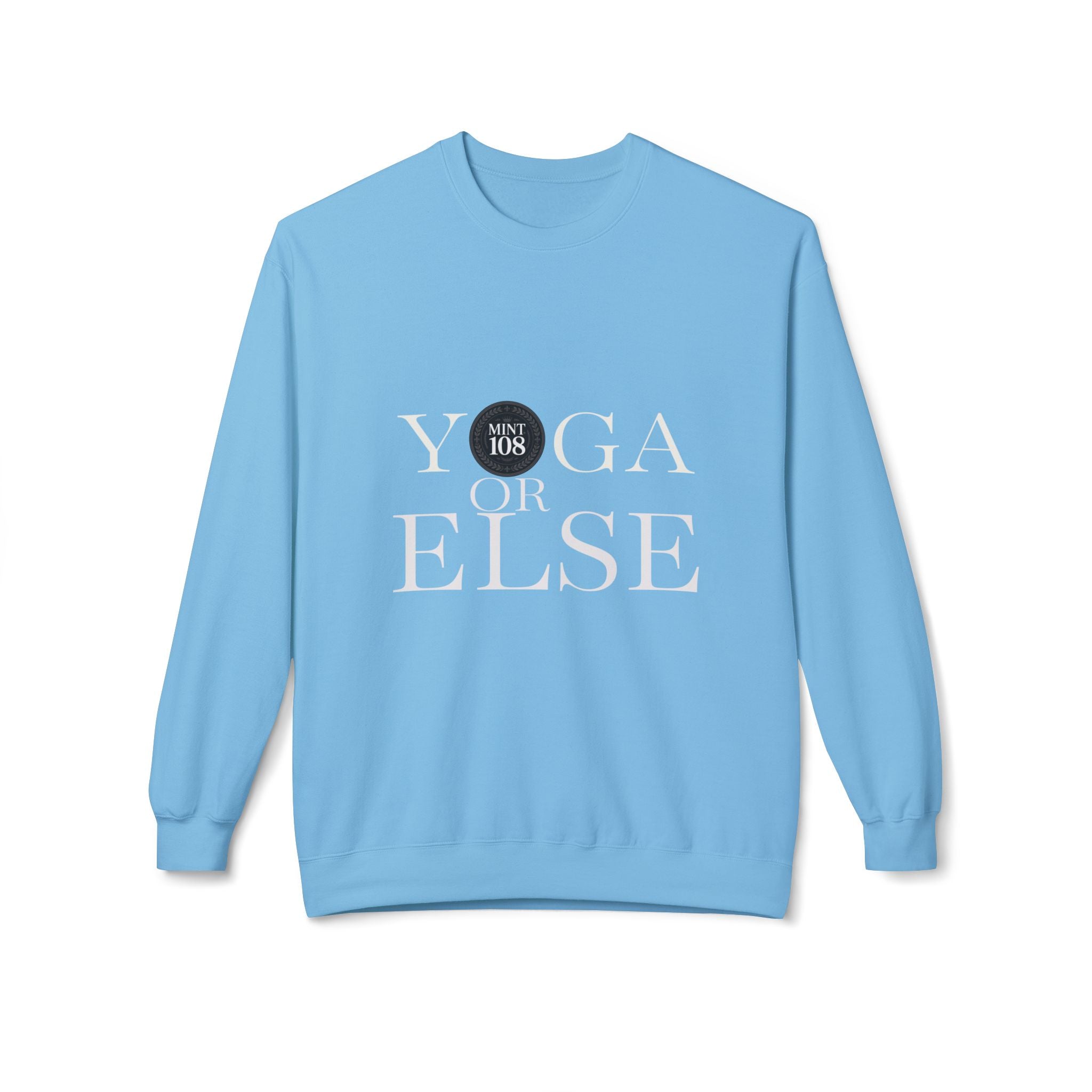 Yoga or Else Unisex Fleece Crewneck Sweatshirt