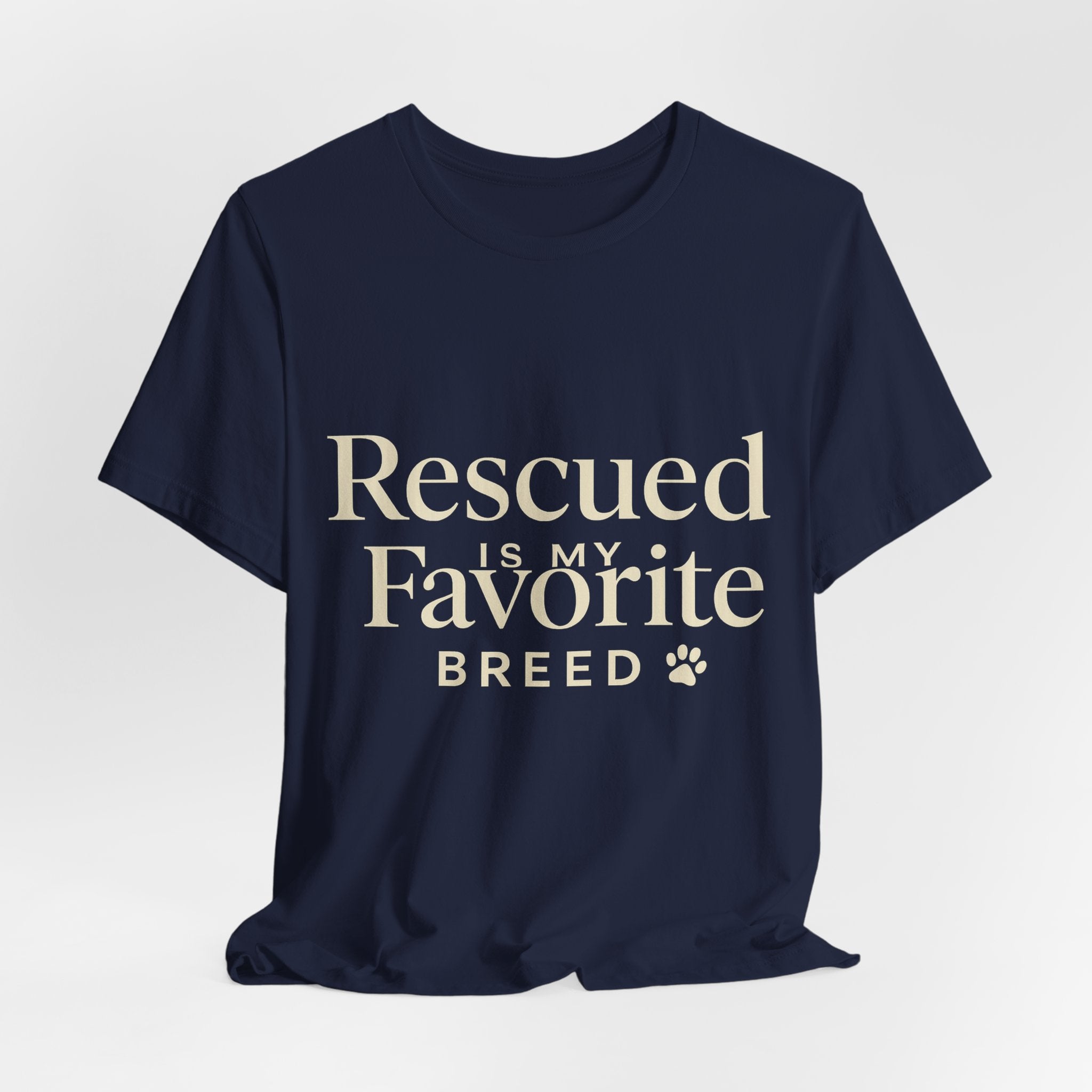 Rescued Is My Favorite Breed Tee