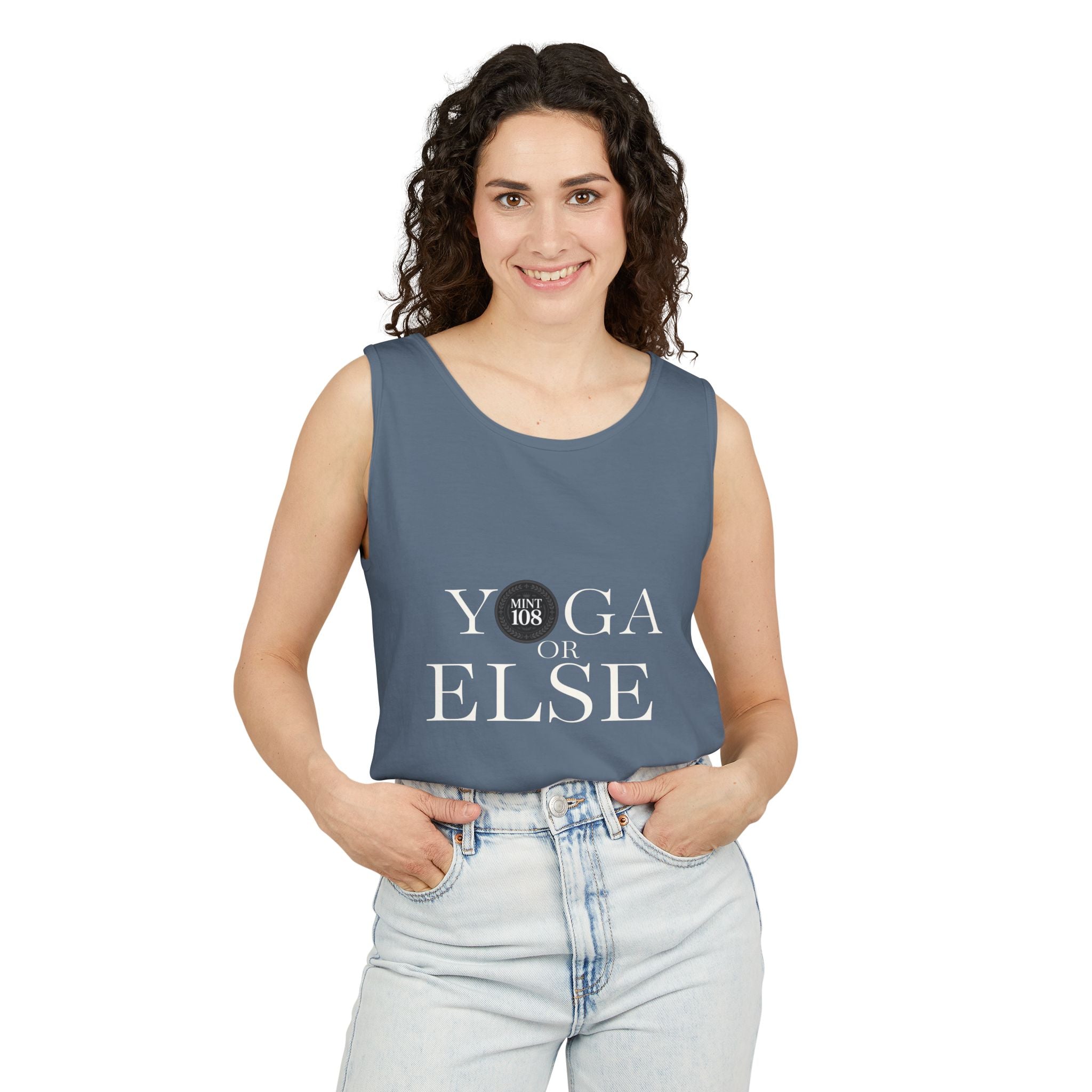 Yoga Motivation Tank Top - Unisex Garment-Dyed Style