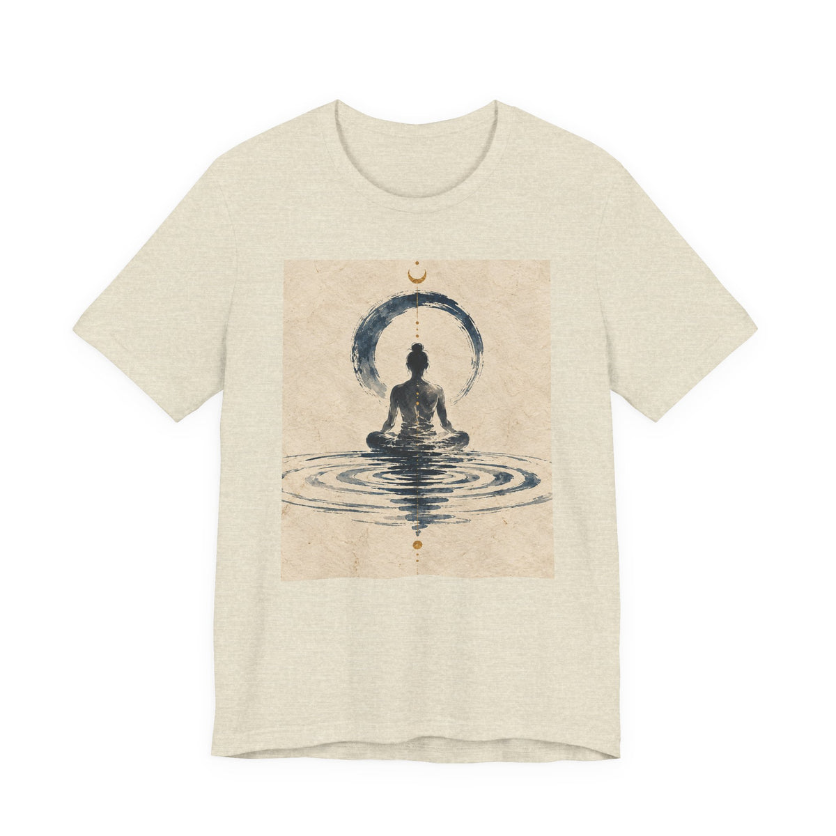 Still Water Tee — Minimalist Meditation Ripple Unisex Shirt
