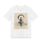 Still Water Tee — Minimalist Meditation Ripple Unisex Shirt