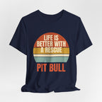 Proud Pit Mix Dad Tee