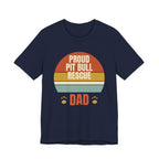 Proud Pit Bull Rescue Dad Tee