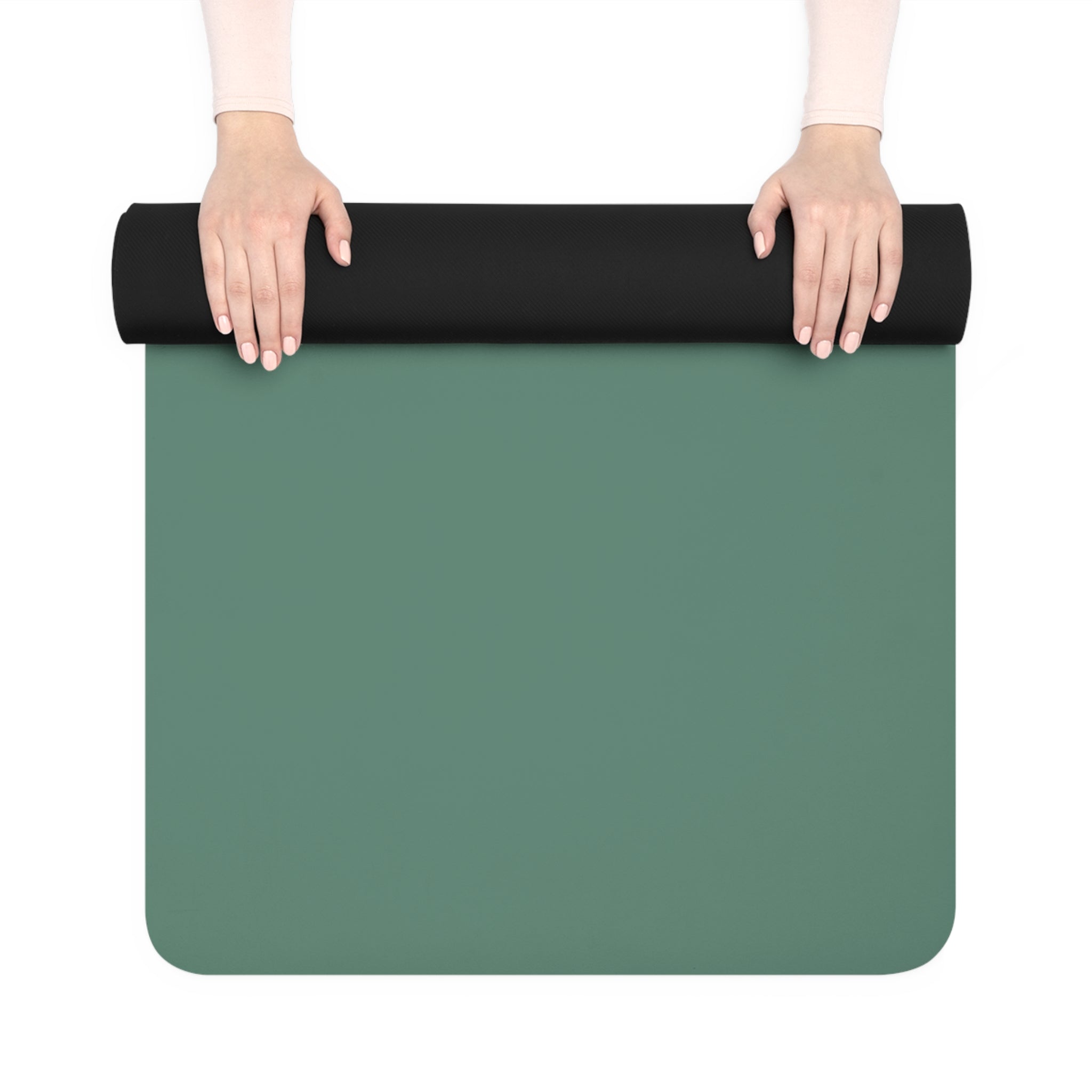 Yoga Mat - Rubber, 'Yoga, or Else' Reminder Print