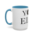 Yoga or Else Accent Coffee Mug - Motivational 11oz & 15oz Cups for Yoga Enthusiasts
