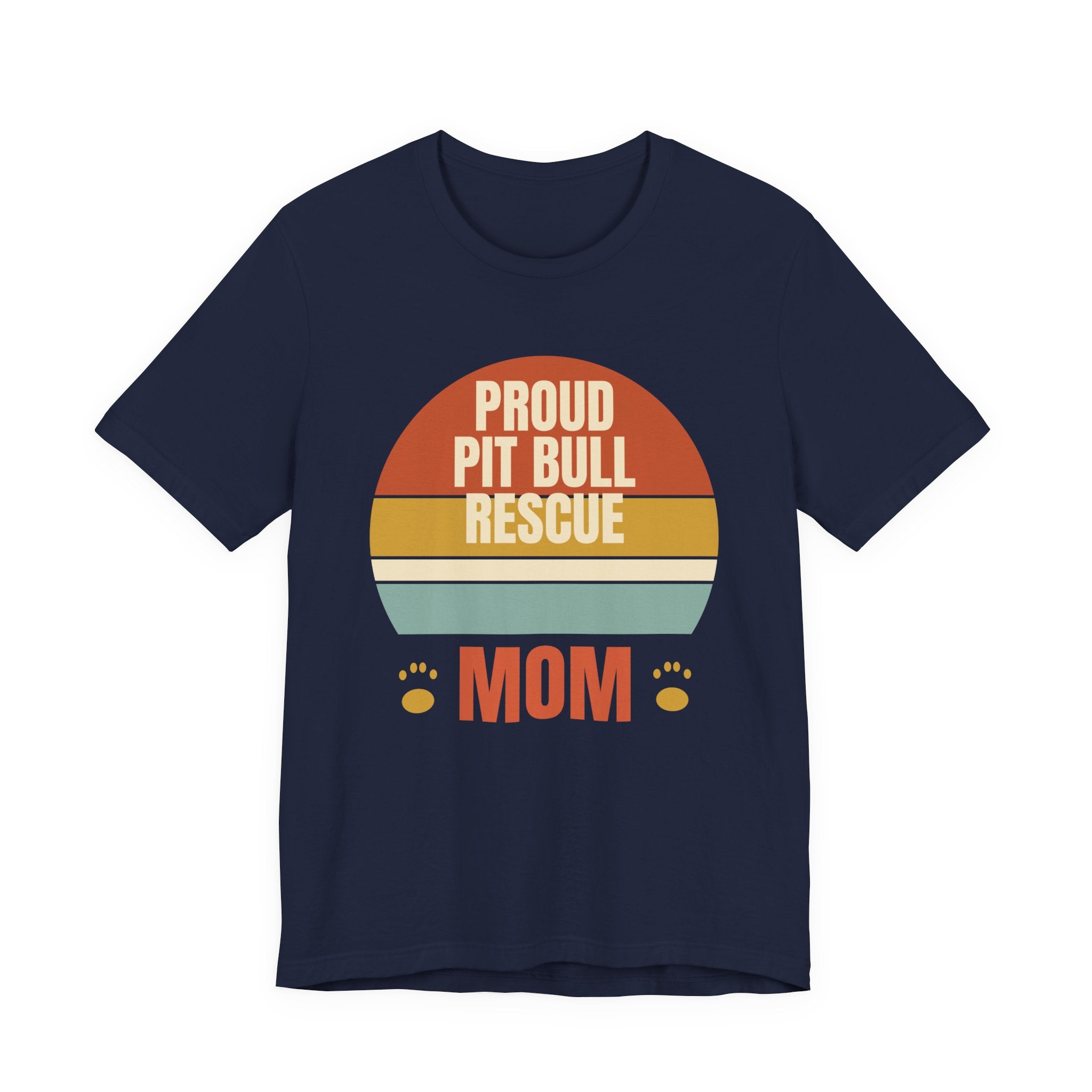 Proud Pit Bull Rescue Mom Tee