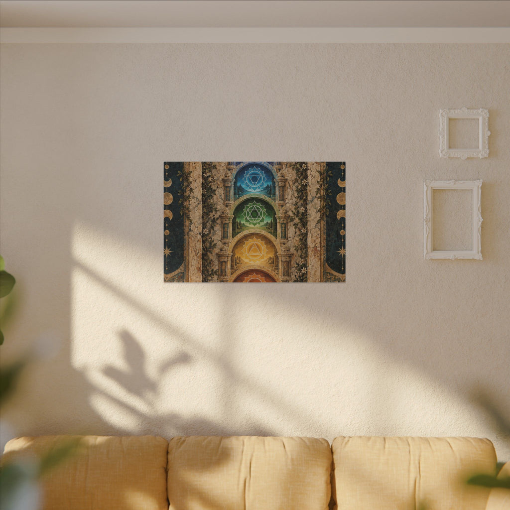The Seven Gates Wall Art — 24x36 Chakra Archway Vertical Print