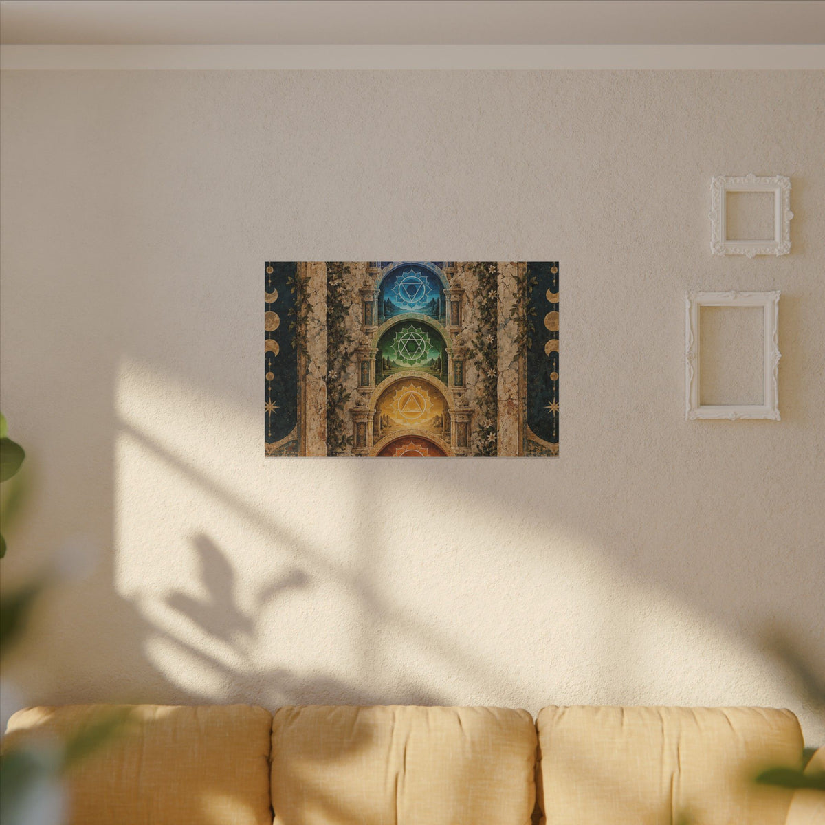 The Seven Gates Wall Art — 24x36 Chakra Archway Vertical Print