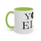 Yoga or Else Accent Coffee Mug - Motivational 11oz & 15oz Cups for Yoga Enthusiasts
