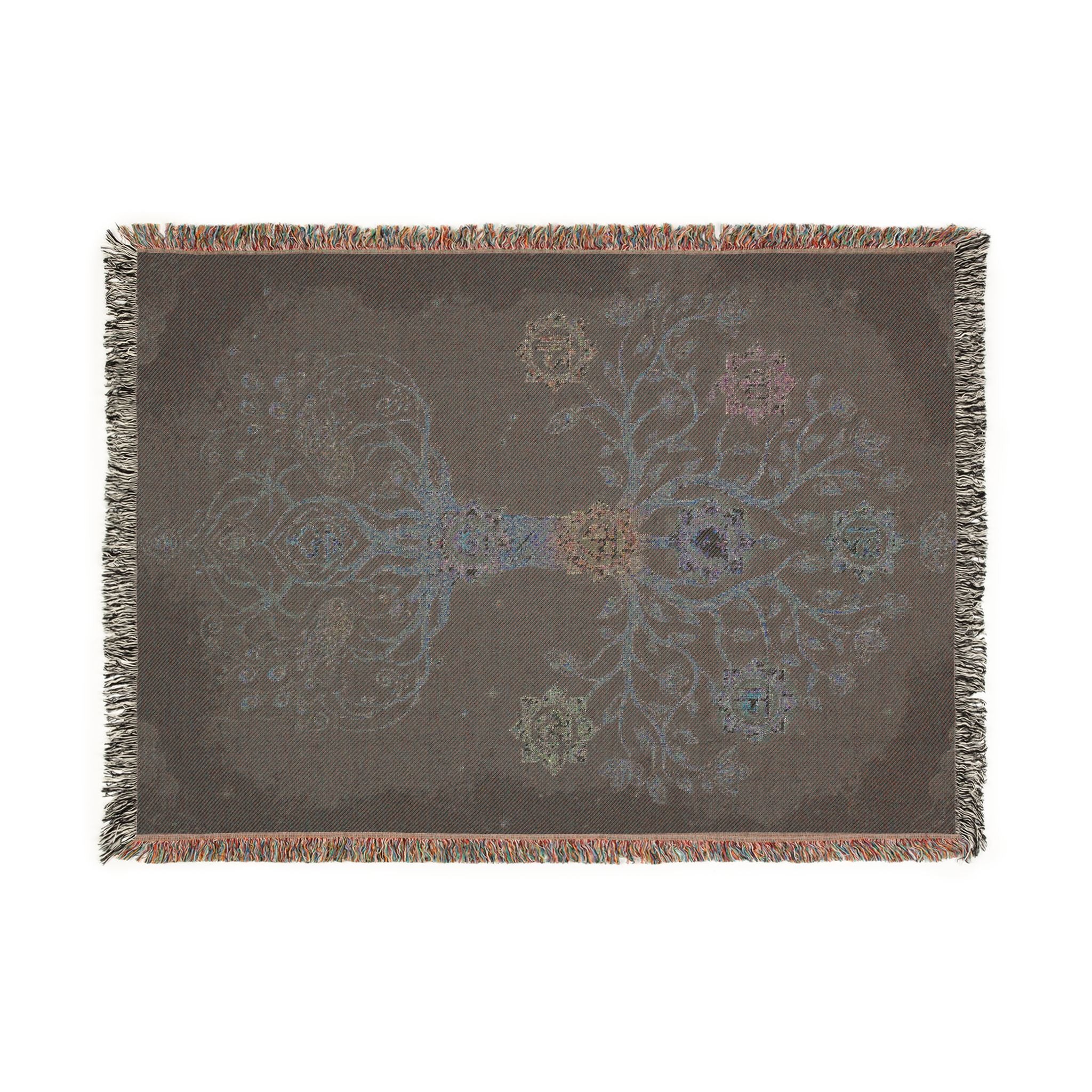 Mystic Tree of Life Woven Blanket
