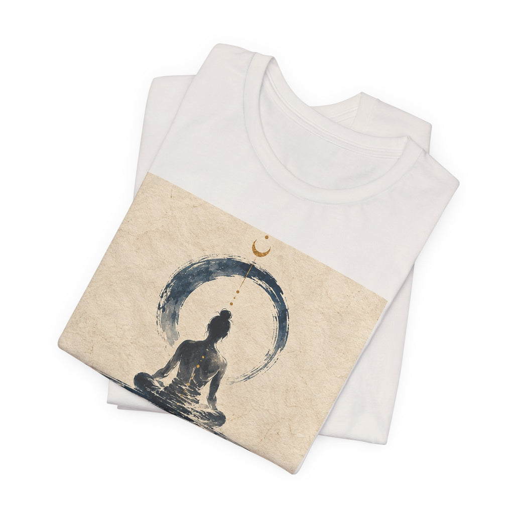 Still Water Tee — Minimalist Meditation Ripple Unisex Shirt