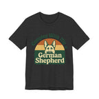 Camping German Shepherd