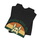 Camping German Shepherd