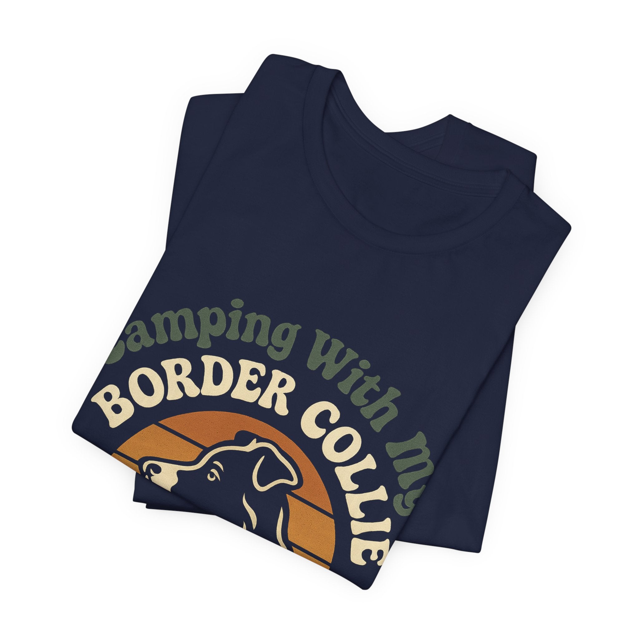 Camping Border Collie