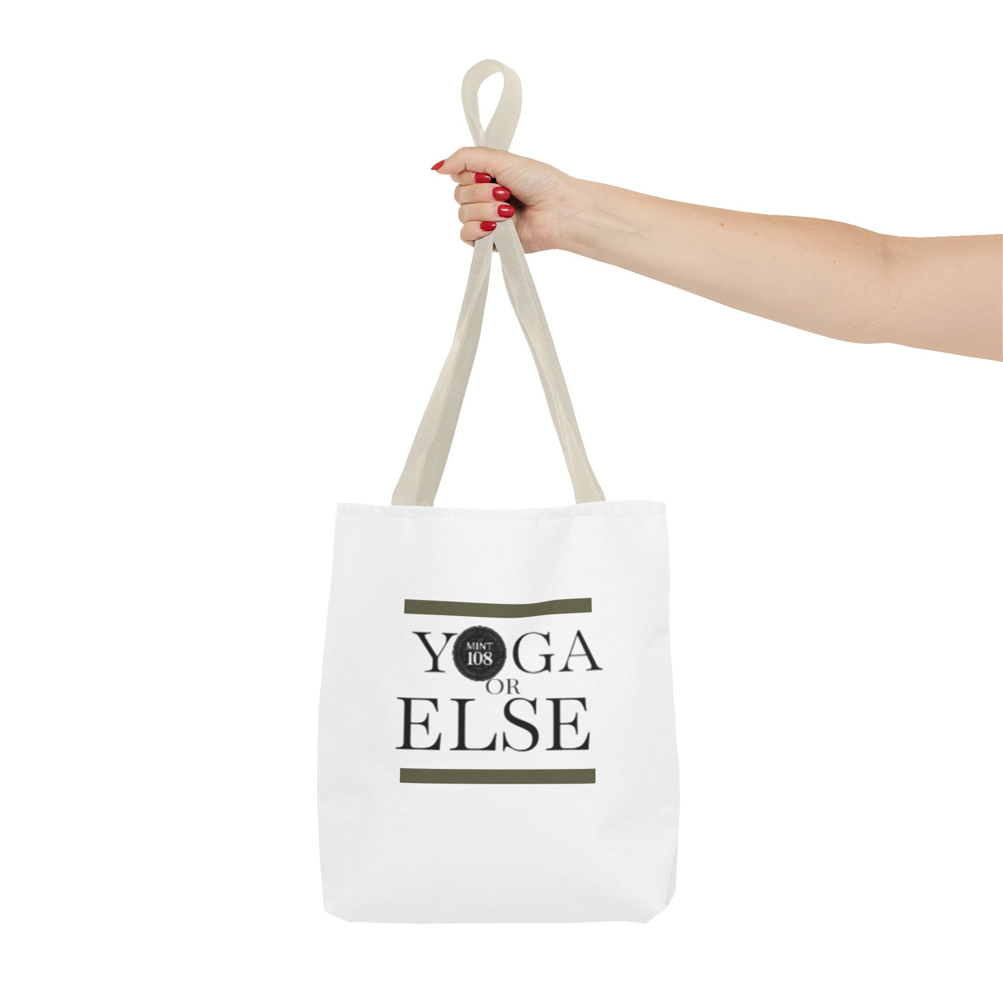 Yoga Tote Bag - "Yoga or Else" Motivational Design