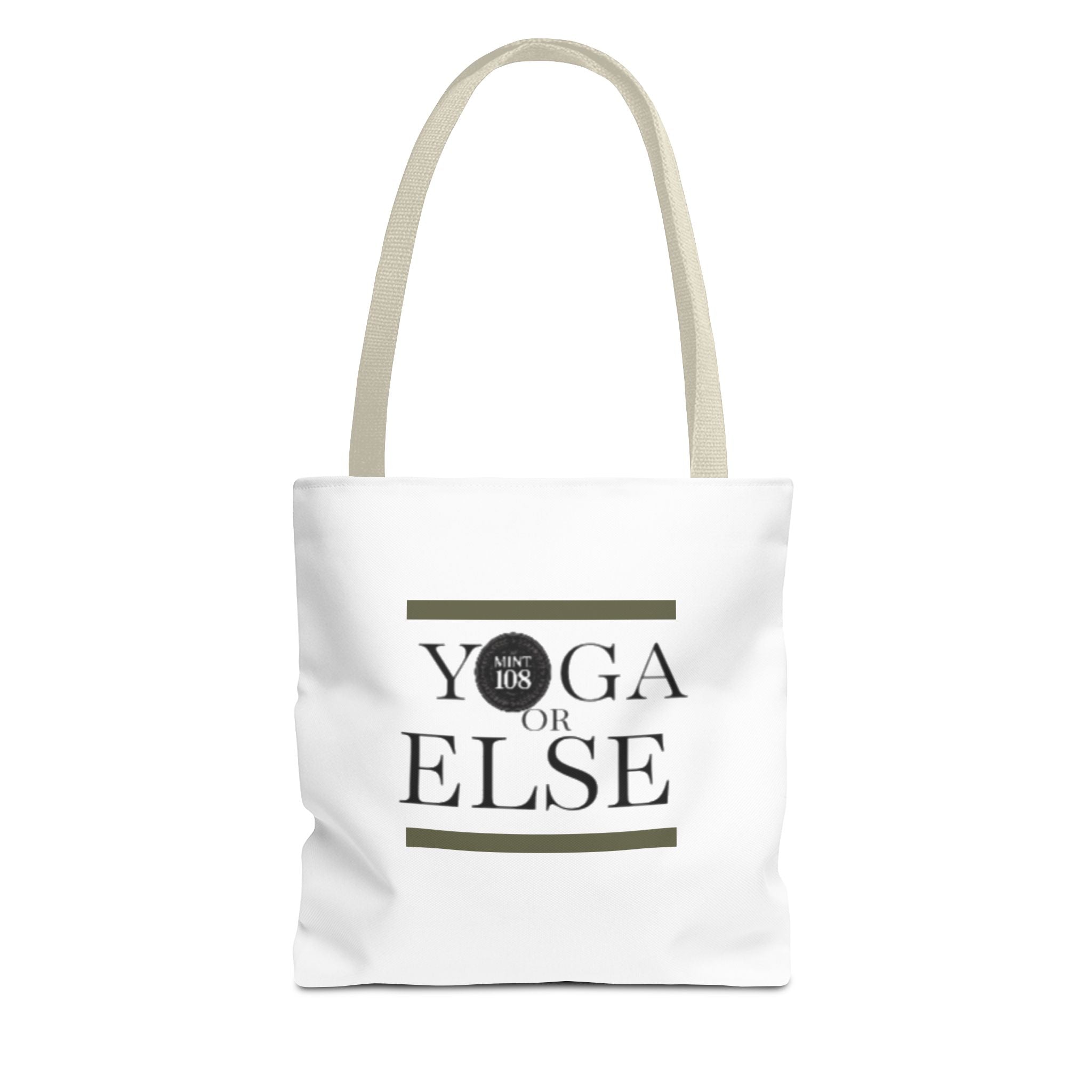Yoga Tote Bag - "Yoga or Else" Motivational Design