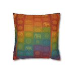 Bohemian Spirit Rainbow Elephant Pillowcase