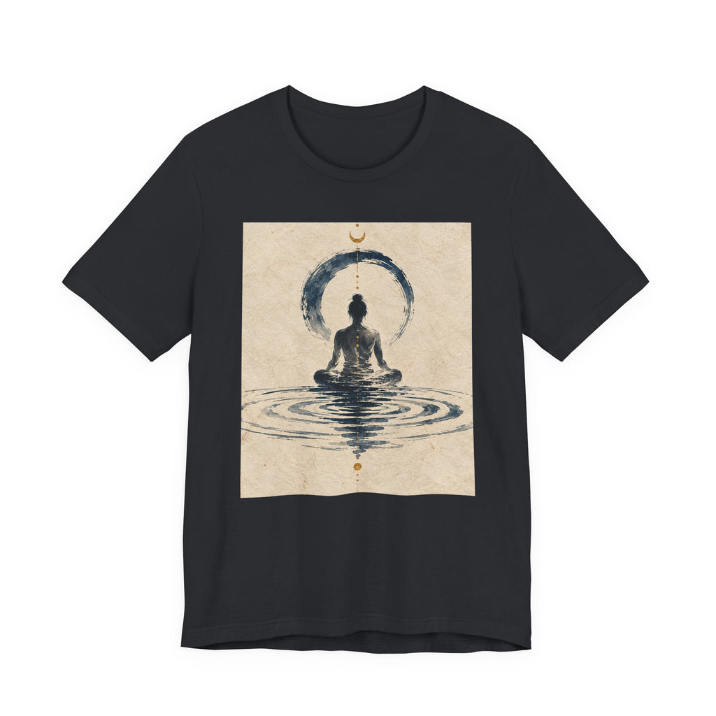 Still Water Tee — Minimalist Meditation Ripple Unisex Shirt