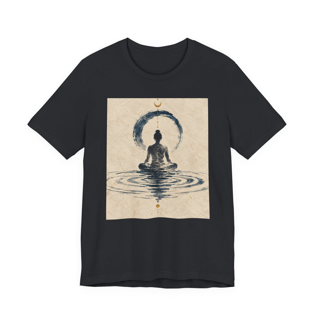 Still Water Tee — Minimalist Meditation Ripple Unisex Shirt
