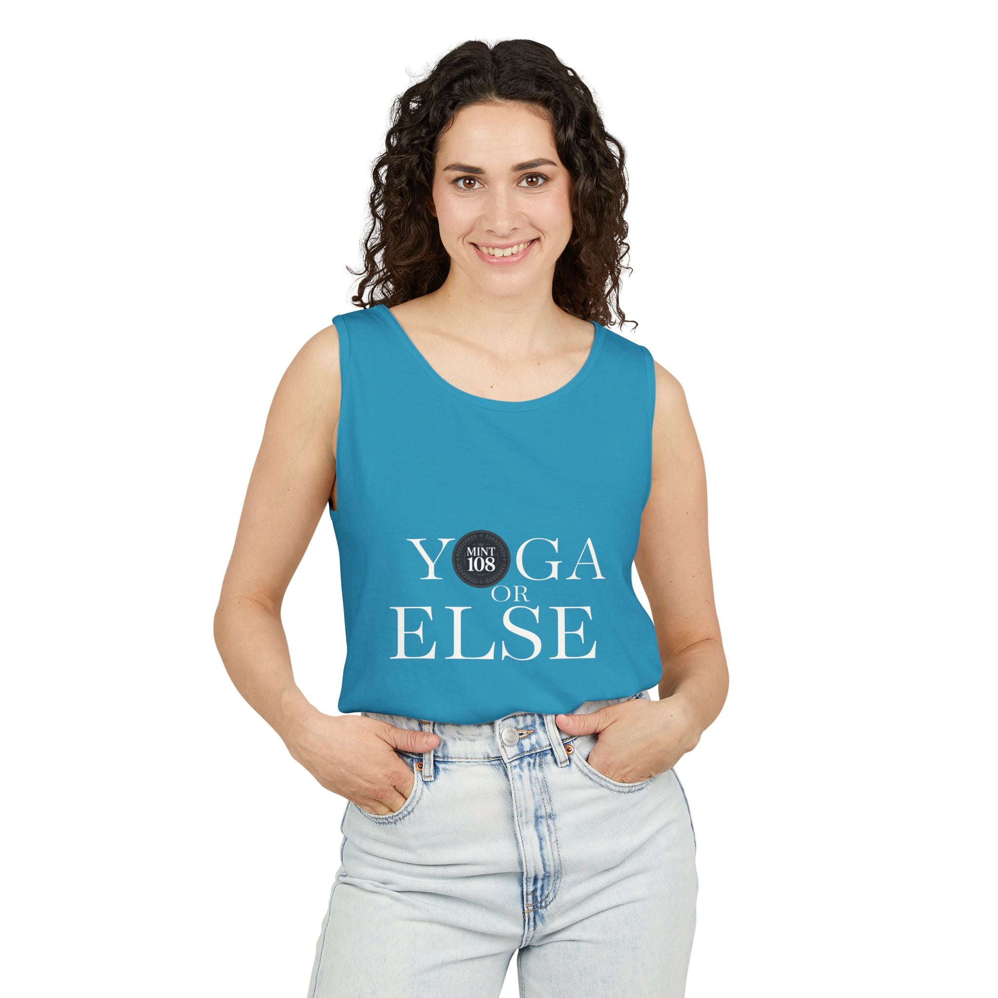 Yoga Motivation Tank Top - Unisex Garment-Dyed Style