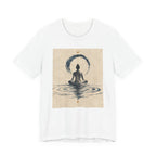 Still Water Tee — Minimalist Meditation Ripple Unisex Shirt