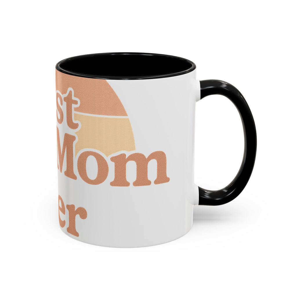 Best Dog Mom Ever Accent Mug — Premium 11oz & 15oz Ceramic Coffee Mug for Dog Moms