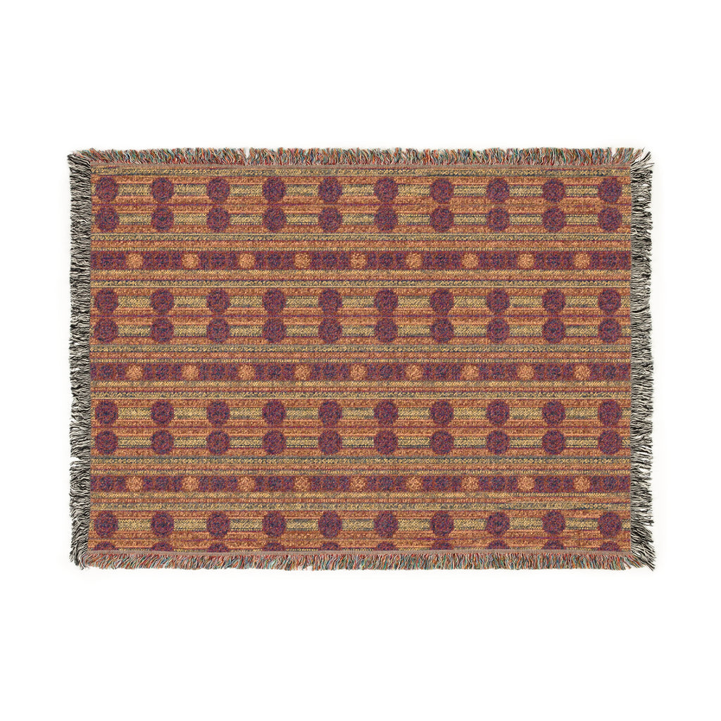 Southwestern Geometric Woven Blanket — Rustic Throw for Living Room & Cabin
