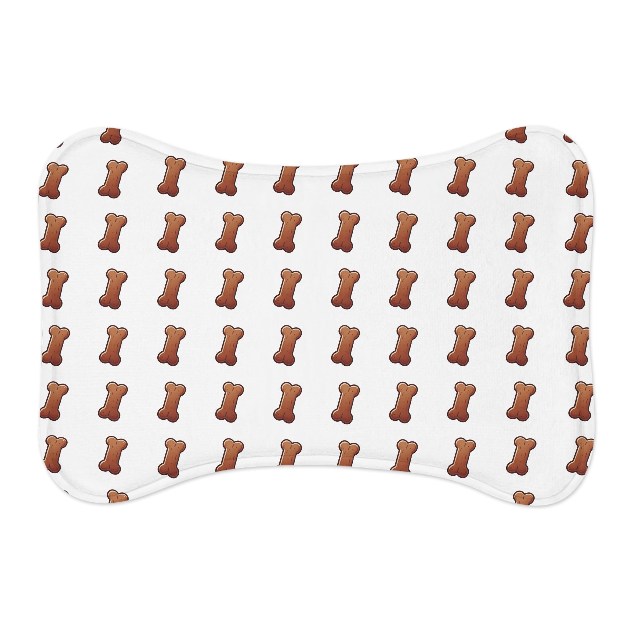 Pet Feeding Mats - Doggy Biscuits and Treats Picture, Cute Food Mat for Pets, Dog Lover Gift, Puppy Feeder Cushion, Food Bowl Placemat