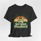 Camping German Shepherd