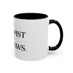My Therapist Has Four Paws Accent Mug