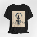 Still Water Tee — Minimalist Meditation Ripple Unisex Shirt